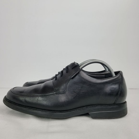 Mephisto Air Jet Saverio Black Leather Derby Dress Shoes US Size 8.5 - Picture 2 of 8